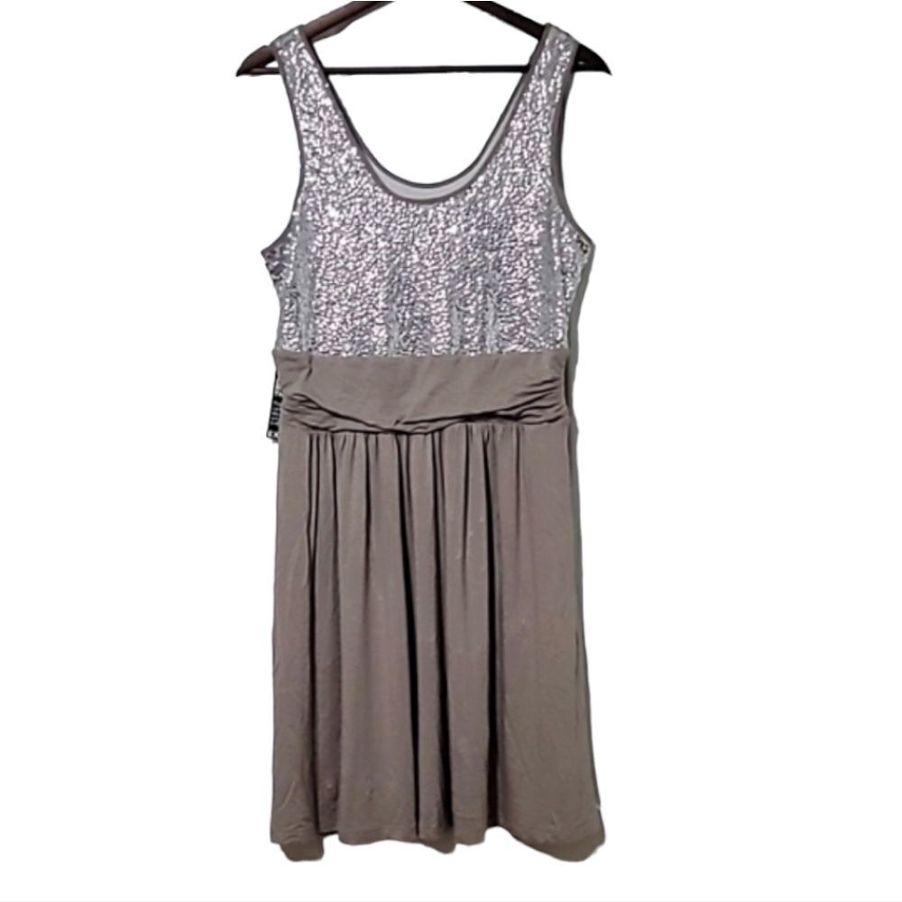 Express Sequins Sleeveless Dress NWT